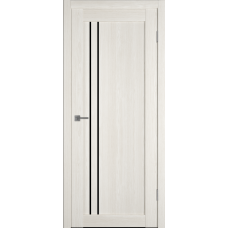 Дверь межкомнатная ВФД Атум Про X33 Дуб арктический, стекло черное "Лакобель черный"